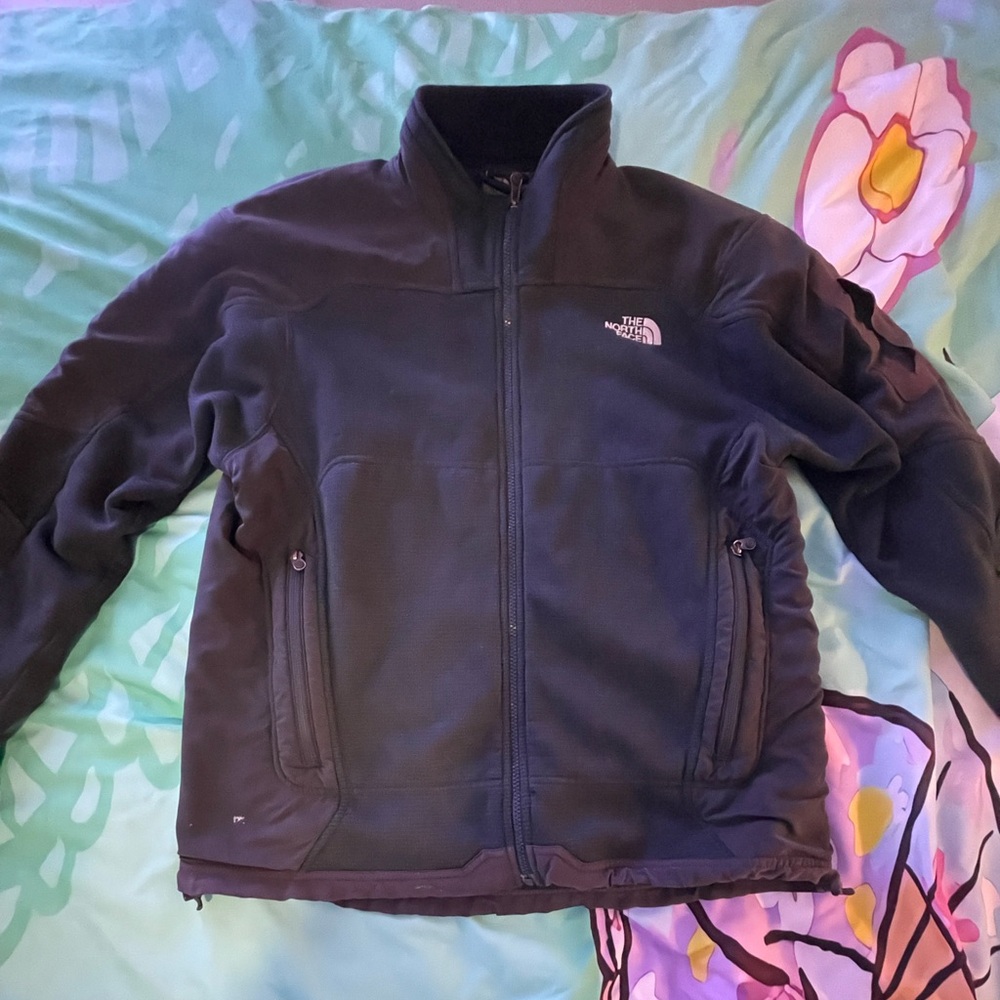 The North Face Black Full-Zip Fleece Jacket